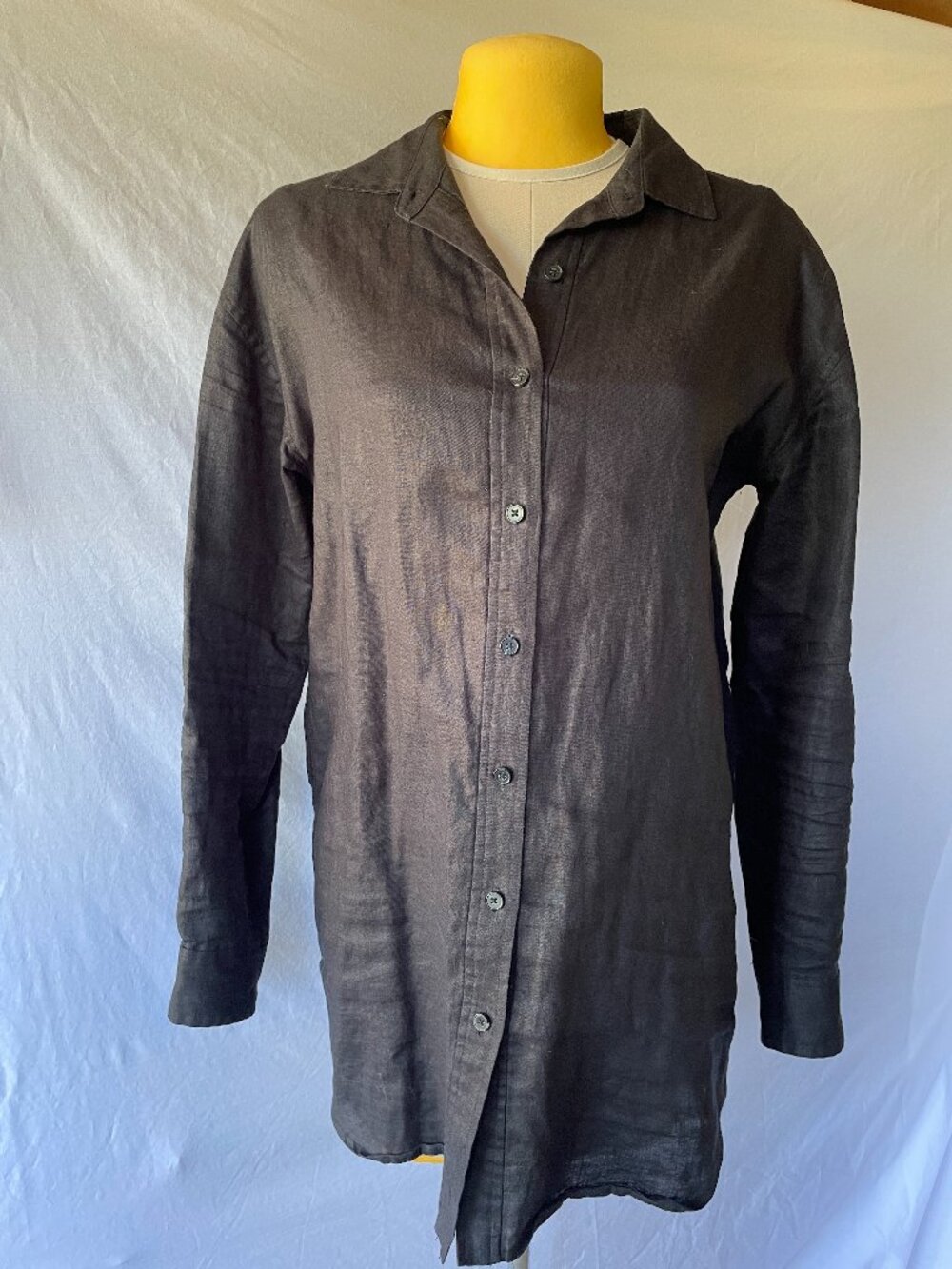 Lolë Linen Oversize Button Down Long Sleeve
